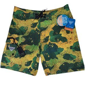 Columbia PFG Shorts Offshore II Board Swim Trunks Dorado Camo 40 x 9 NWT PLUS...